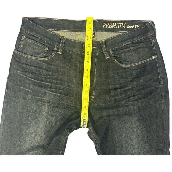 Gap Premium Boot Fit Straight Blue Denim Jeans Men's Size Dark Wash 34W x 30L - Picture 8 of 12